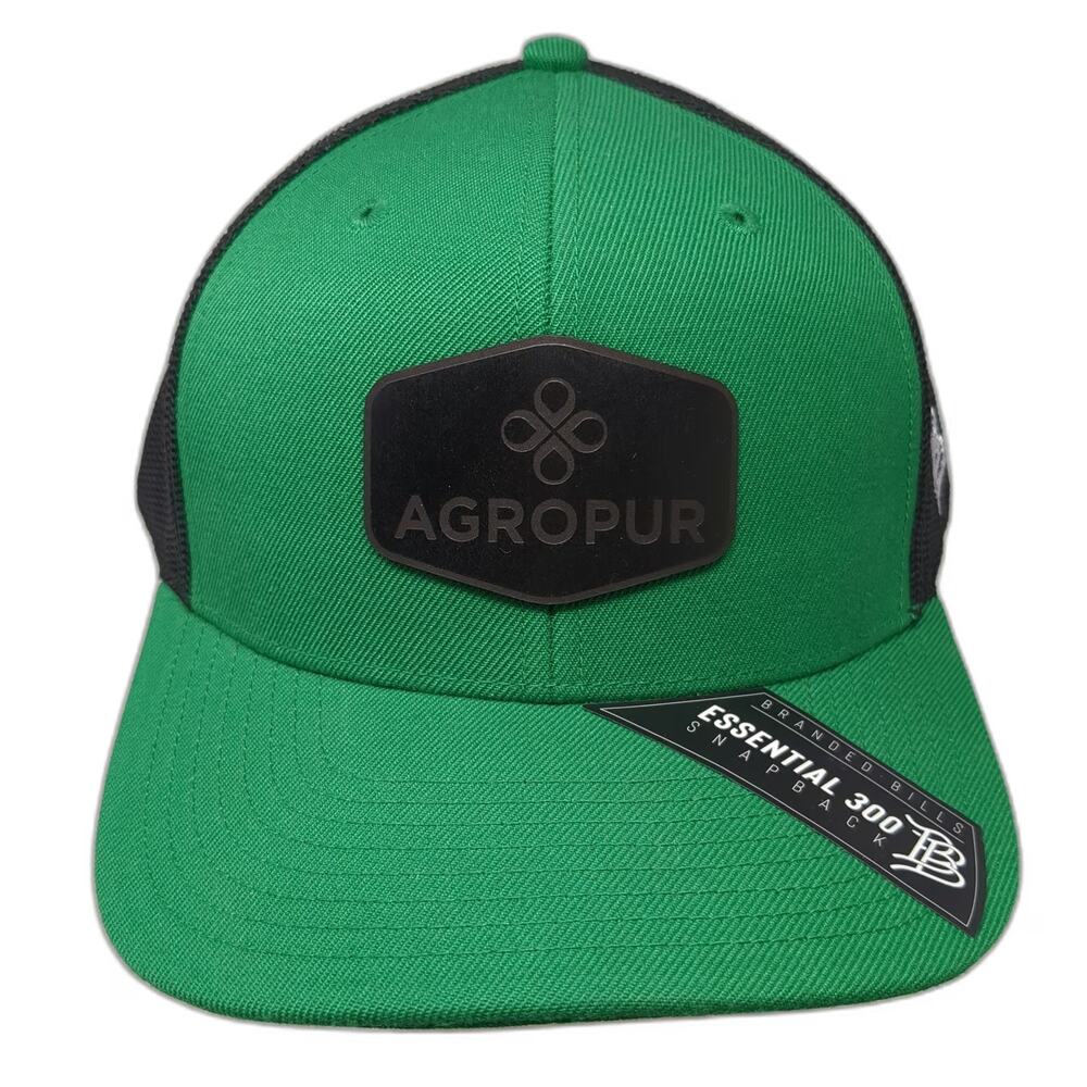 Branded Bills Trucker Hat Green One Size Agropur Mesh Snapback Essential 300